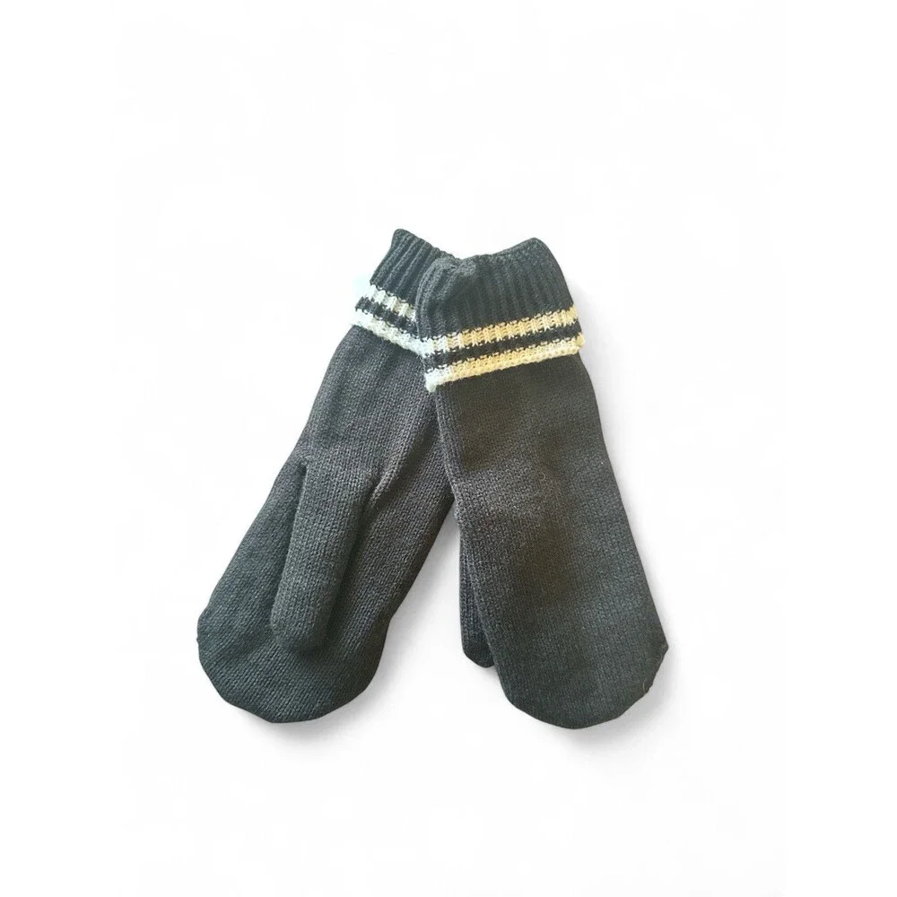 NWT Bundle 2 Pair Adult Mittens Target Gertex Green & Black with Stripes NEW